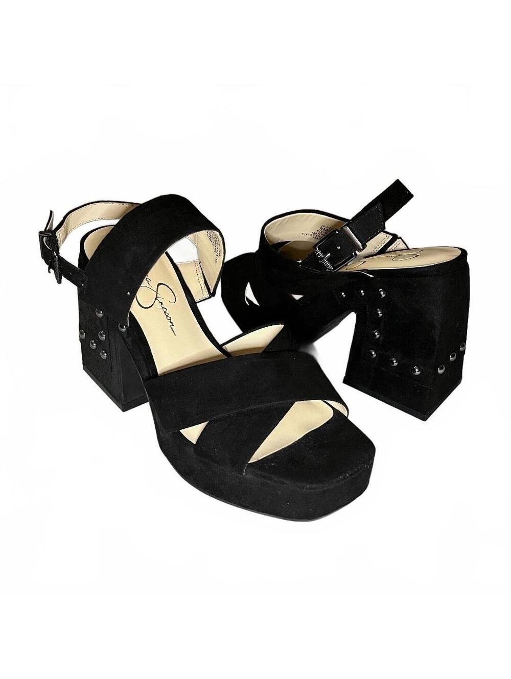 Jessica Simpson JP-Nellenie Black Platform Heels Size 8M